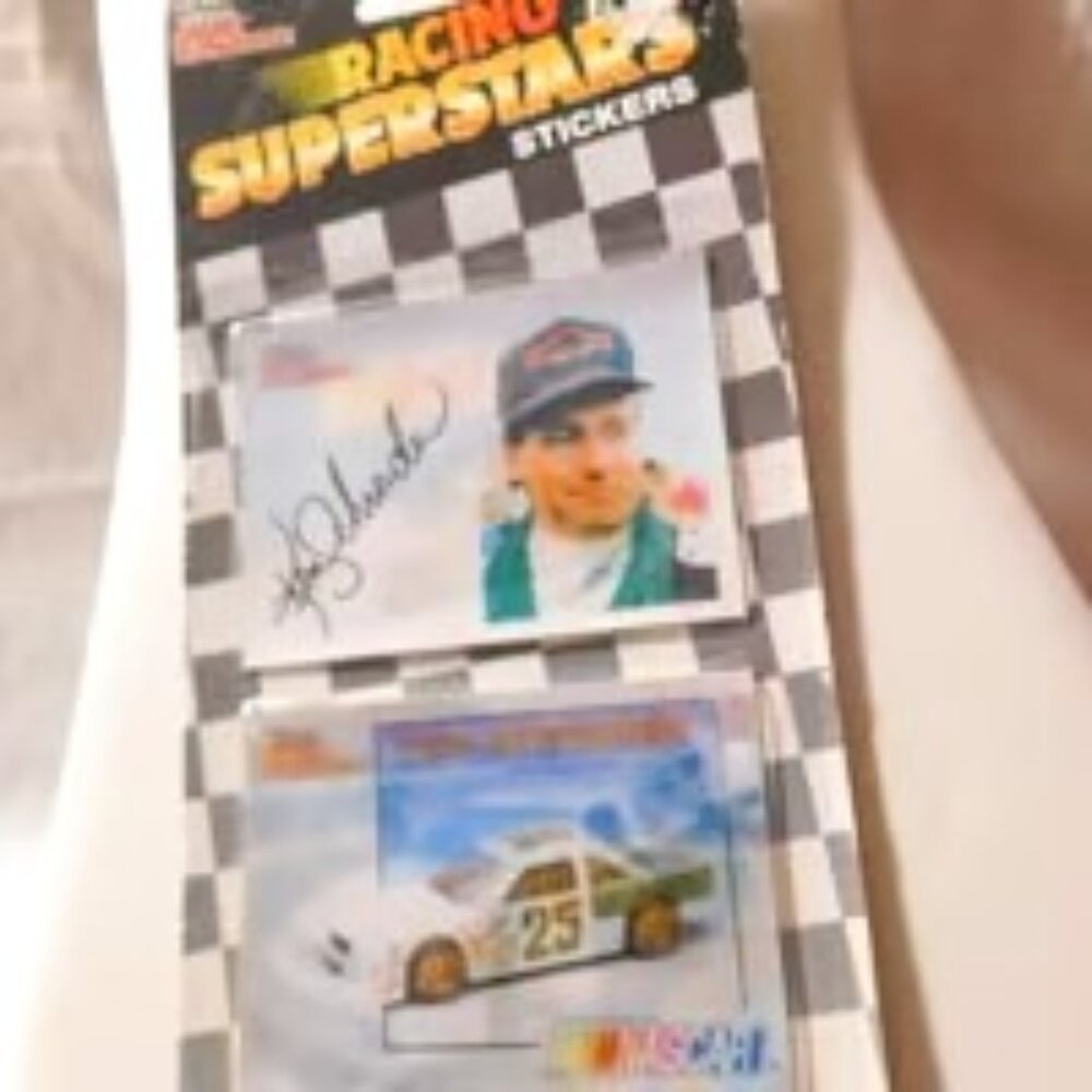 Ken Schrader Racing Champions Holograms Stickers Vintage 1991
